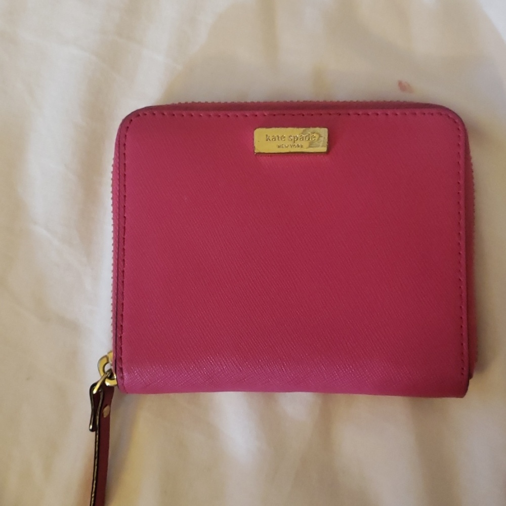 Pink kate spade wallet